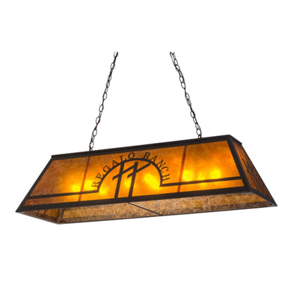 Meyda Tiffany Personalized 9 Light 48" Wide Linear Pendant