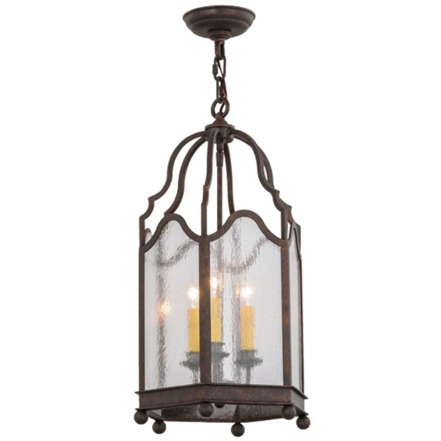 Meyda Tiffany Antencio 3 Light 12" Wide Taper Candle Pendant