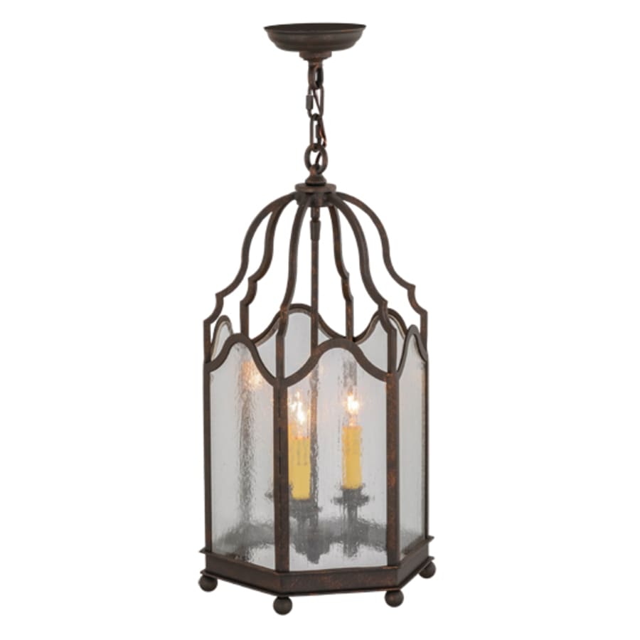Meyda Tiffany Antencio 3 Light 12" Wide Taper Candle Pendant