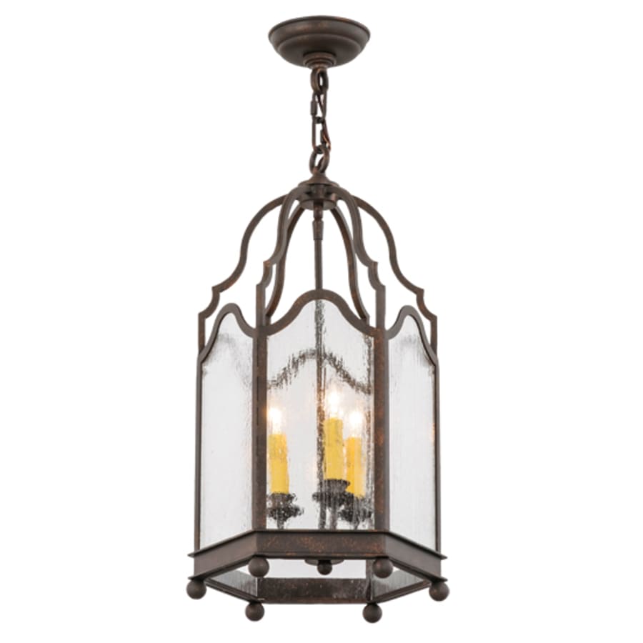 Meyda Tiffany Antencio 3 Light 12" Wide Taper Candle Pendant