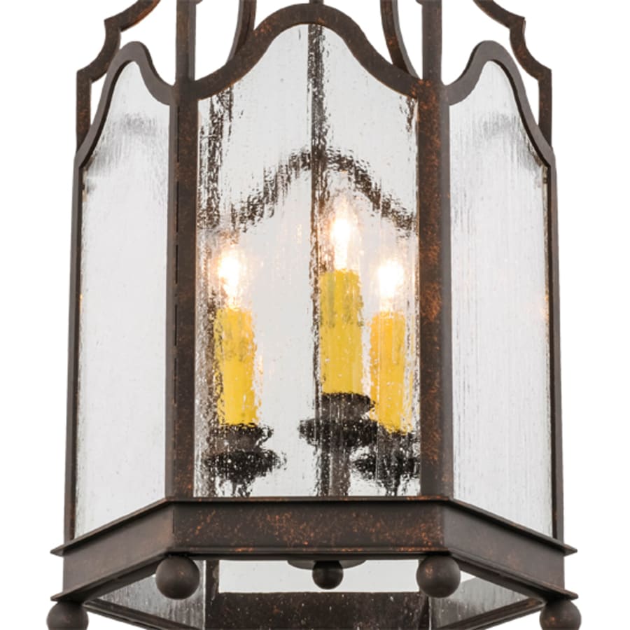 Meyda Tiffany Antencio 3 Light 12" Wide Taper Candle Pendant