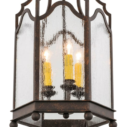 Meyda Tiffany Antencio 3 Light 12" Wide Taper Candle Pendant