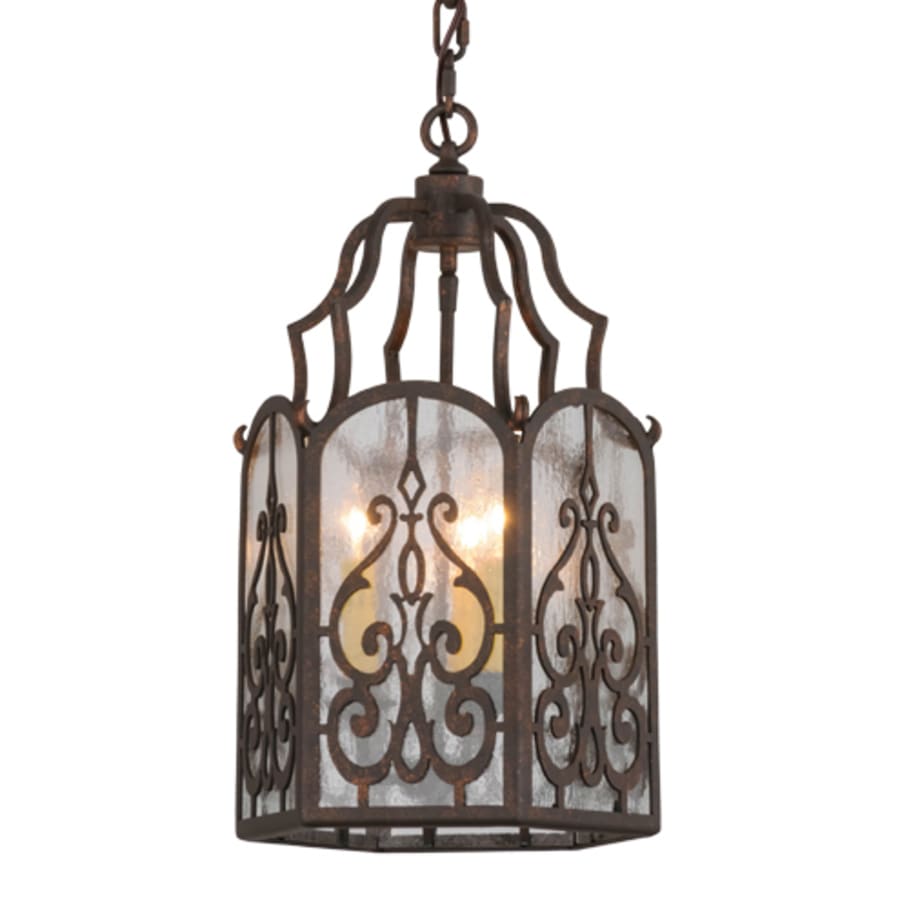 Meyda Tiffany Antencio 3 Light 12" Wide Taper Candle Pendant