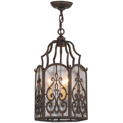 Meyda Tiffany Antencio 3 Light 12" Wide Taper Candle Pendant