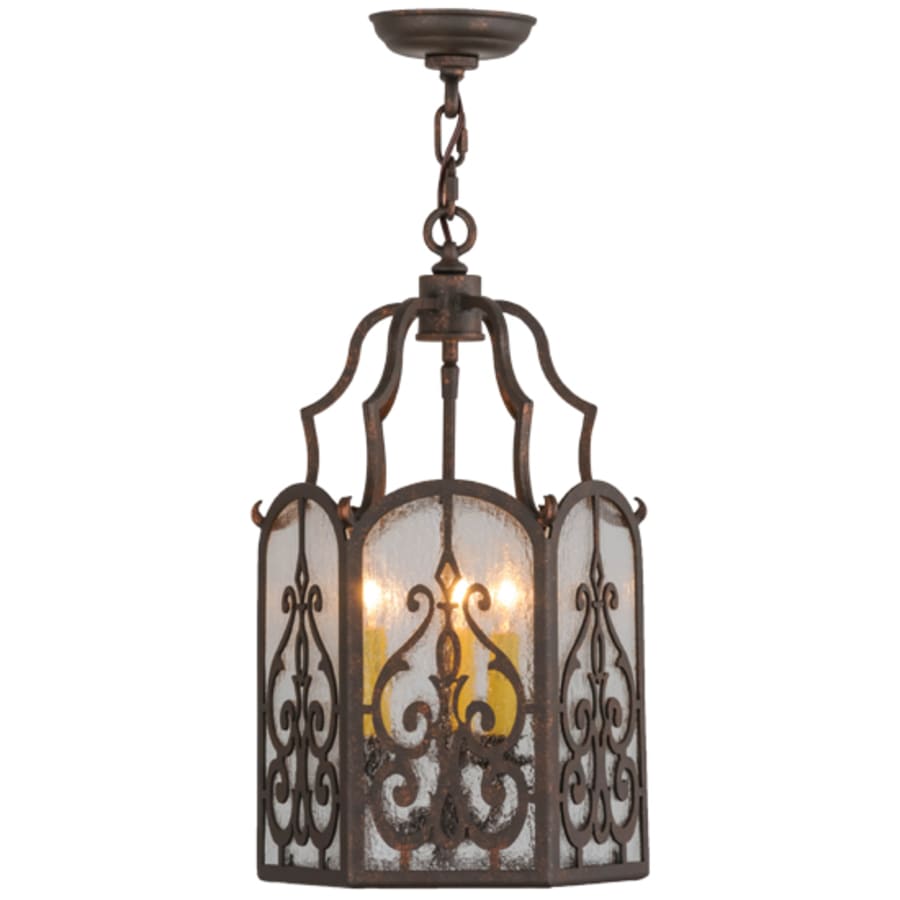 Meyda Tiffany Antencio 3 Light 12" Wide Taper Candle Pendant