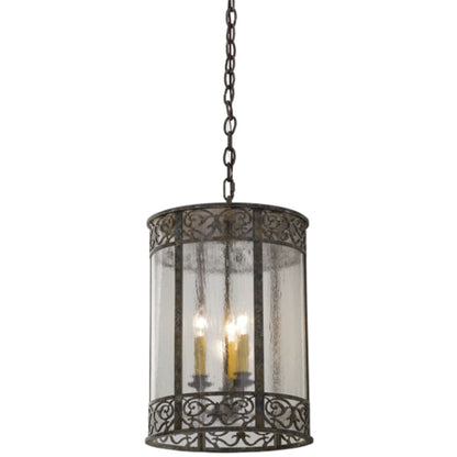 Meyda Tiffany Antencio 3 Light 14" Wide Taper Candle Pendant