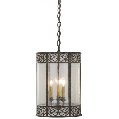 Meyda Tiffany Antencio 3 Light 14" Wide Taper Candle Pendant