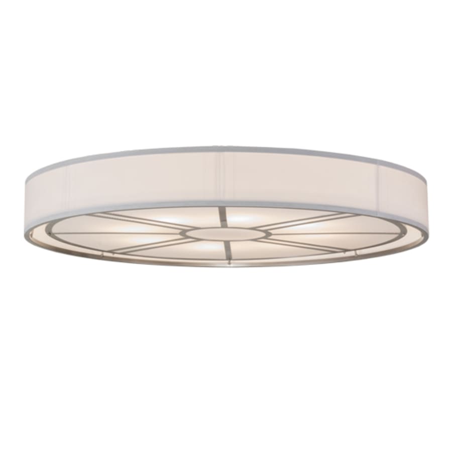 Meyda Tiffany Cilindro Milwaukee 8 Light 60" Wide Flush Mount Drum Ceiling Fixture