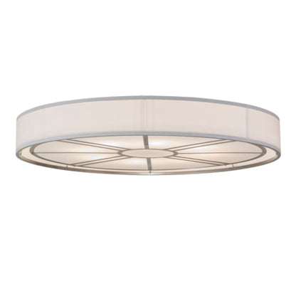 Meyda Tiffany Cilindro Milwaukee 8 Light 60" Wide Flush Mount Drum Ceiling Fixture