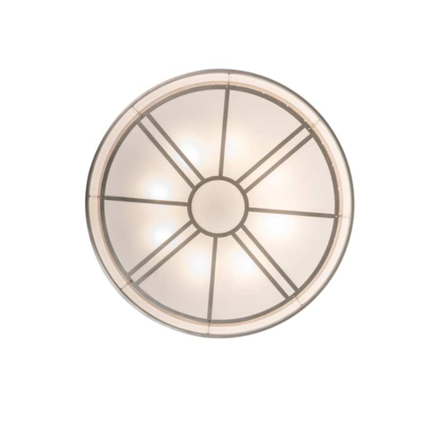 Meyda Tiffany Cilindro Milwaukee 8 Light 60" Wide Flush Mount Drum Ceiling Fixture