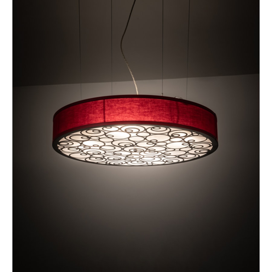 Meyda Tiffany Cilindro 4 Light 30" Wide Suspension Pendant