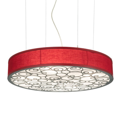 Meyda Tiffany Cilindro 4 Light 30" Wide Suspension Pendant