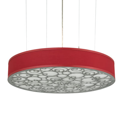 Meyda Tiffany Cilindro 4 Light 30" Wide Suspension Pendant