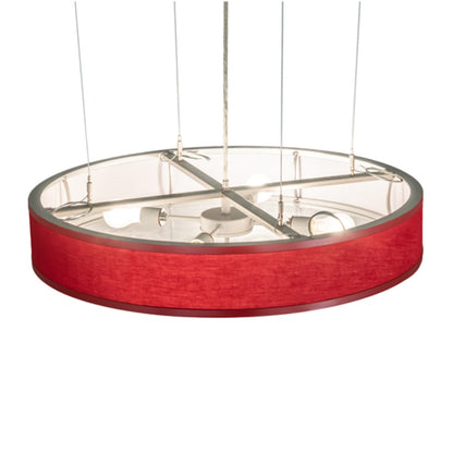 Meyda Tiffany Cilindro 4 Light 30" Wide Suspension Pendant