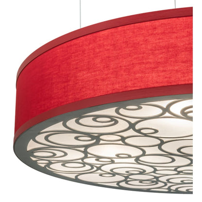 Meyda Tiffany Cilindro 4 Light 30" Wide Suspension Pendant