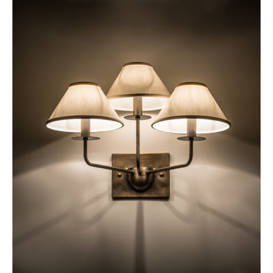 Meyda Tiffany Annacostia 3 Light 14" Tall Wall Sconce