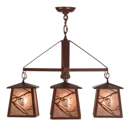 Meyda Tiffany Whispering Pines 4 Light 28" Wide Chandelier