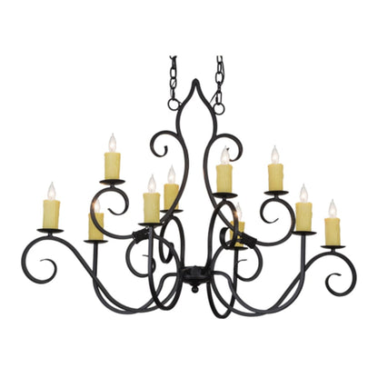 Meyda Tiffany Clifton 10 Light 26" Wide Taper Candle Style Chandelier
