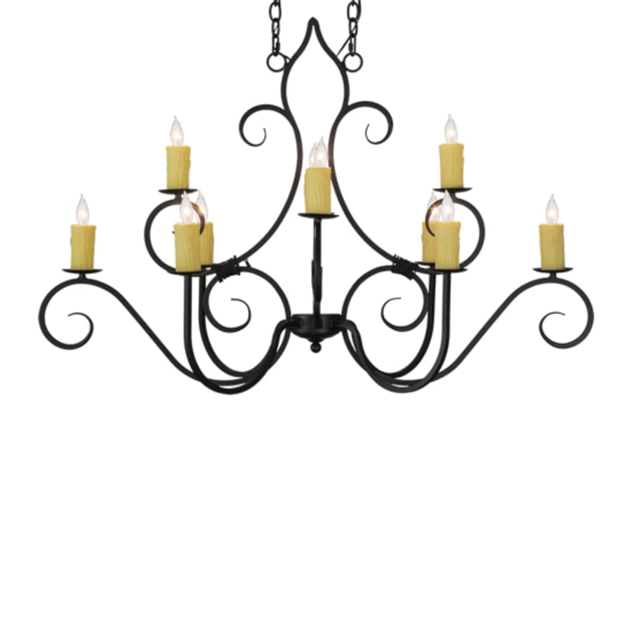 Meyda Tiffany Clifton 10 Light 26" Wide Taper Candle Style Chandelier