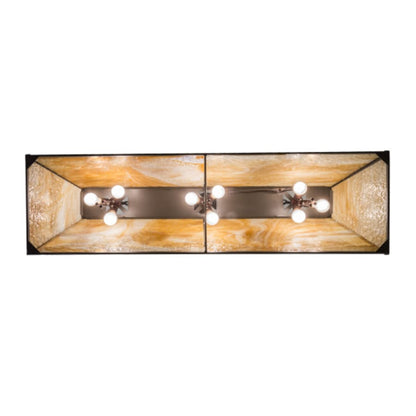 Meyda Tiffany Buffalo at Lake 9 Light 60" Wide Linear Pendant