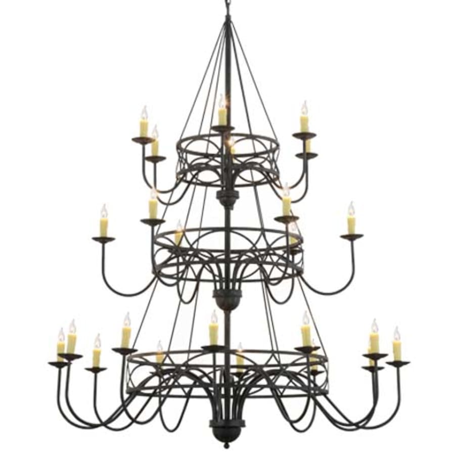Meyda Tiffany Polonella 24 Light 60" Wide Taper Candle Style Chandelier
