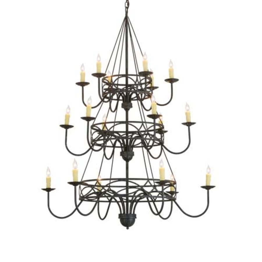 Meyda Tiffany Polonella 18 Light 48" Wide Taper Candle Style Chandelier