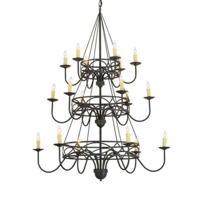 Meyda Tiffany Polonella 18 Light 48" Wide Taper Candle Style Chandelier