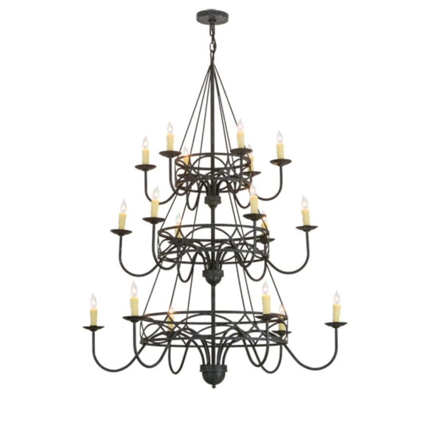 Meyda Tiffany Polonella 18 Light 48" Wide Taper Candle Style Chandelier