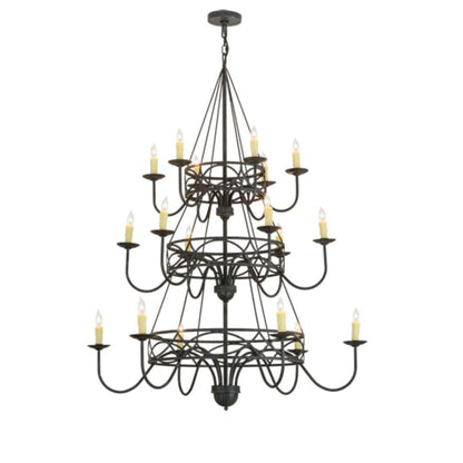 Meyda Tiffany Polonella 18 Light 48" Wide Taper Candle Style Chandelier