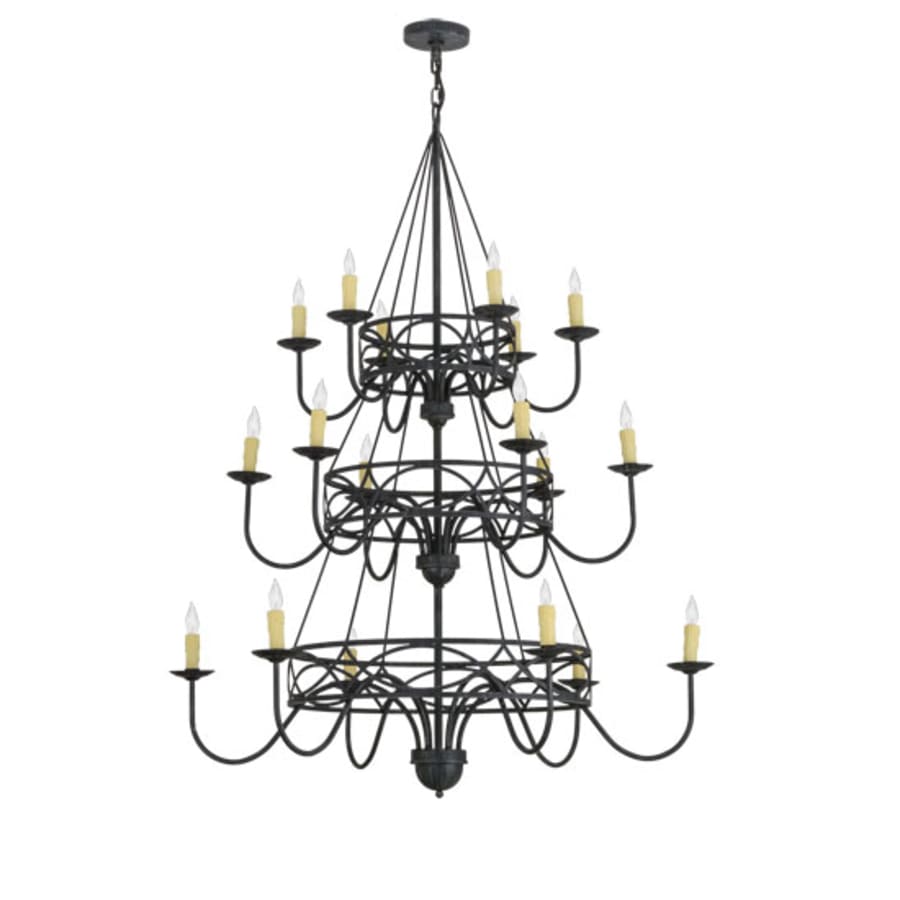 Meyda Tiffany Polonella 18 Light 48" Wide Taper Candle Style Chandelier