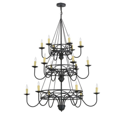 Meyda Tiffany Polonella 18 Light 48" Wide Taper Candle Style Chandelier