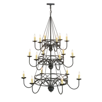 Meyda Tiffany Polonella 18 Light 48" Wide Taper Candle Style Chandelier