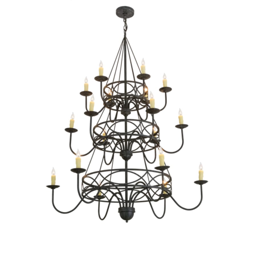 Meyda Tiffany Polonella 18 Light 48" Wide Taper Candle Style Chandelier