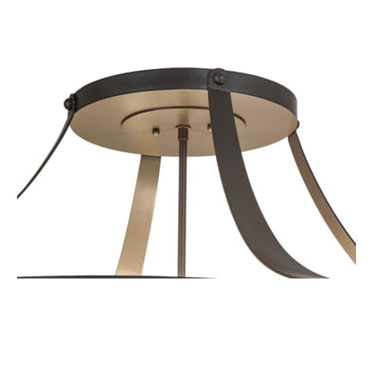 Meyda Tiffany Urban 6 Light 37" Wide Semi-Flush Bowl Ceiling Fixture