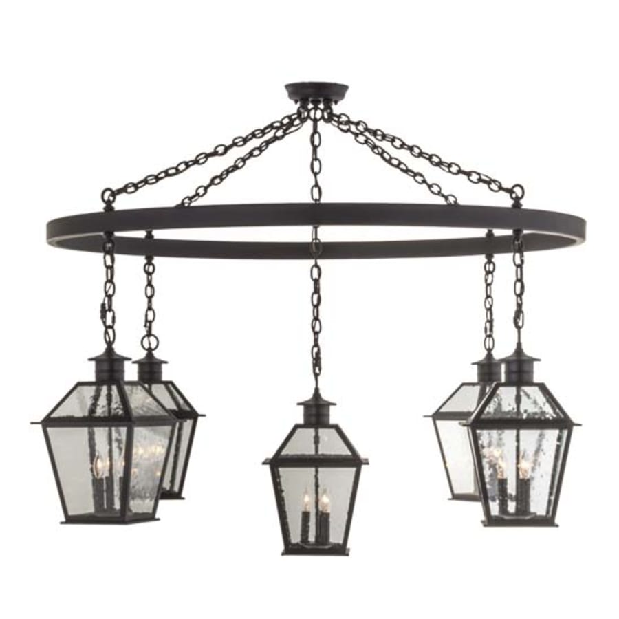 Meyda Tiffany Coach 15 Light 68" Wide Lantern Chandelier