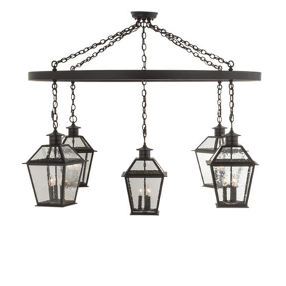 Meyda Tiffany Coach 15 Light 68" Wide Lantern Chandelier
