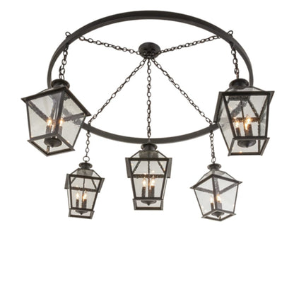 Meyda Tiffany Coach 15 Light 68" Wide Lantern Chandelier