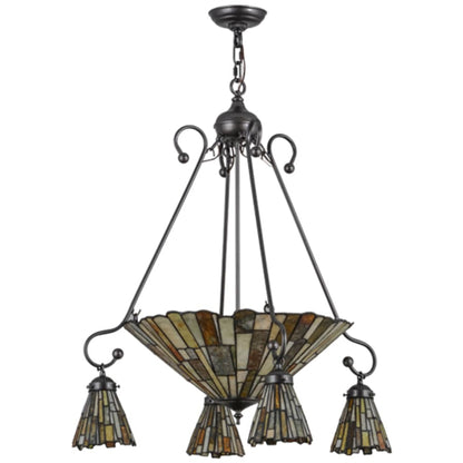 Meyda Tiffany Delta Jadestone 5 Light 30" Wide Chandelier