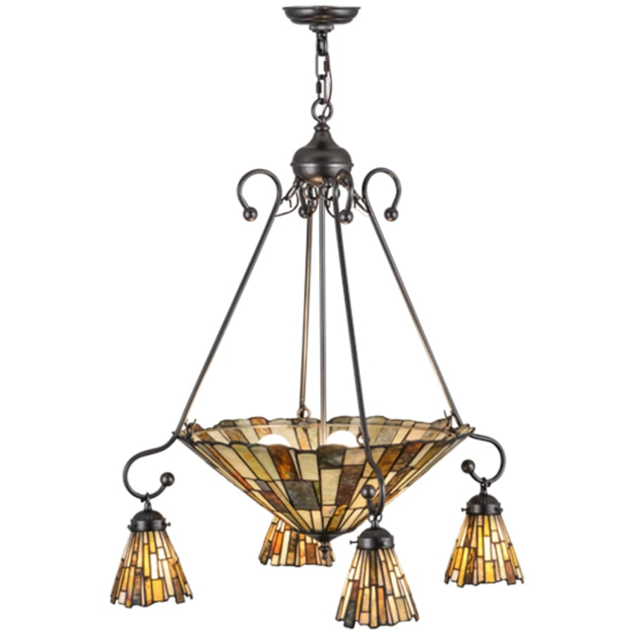 Meyda Tiffany Delta Jadestone 5 Light 30" Wide Chandelier