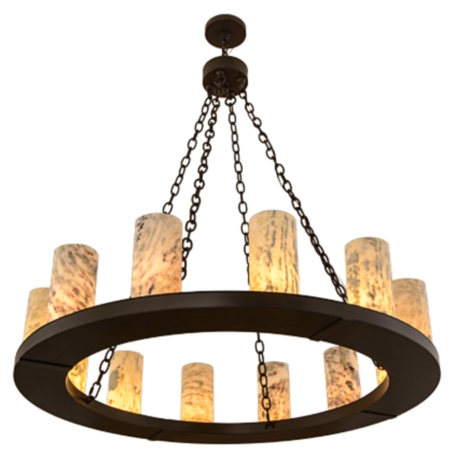 Meyda Tiffany Loxley 12 Light 42" Wide Ring Chandelier
