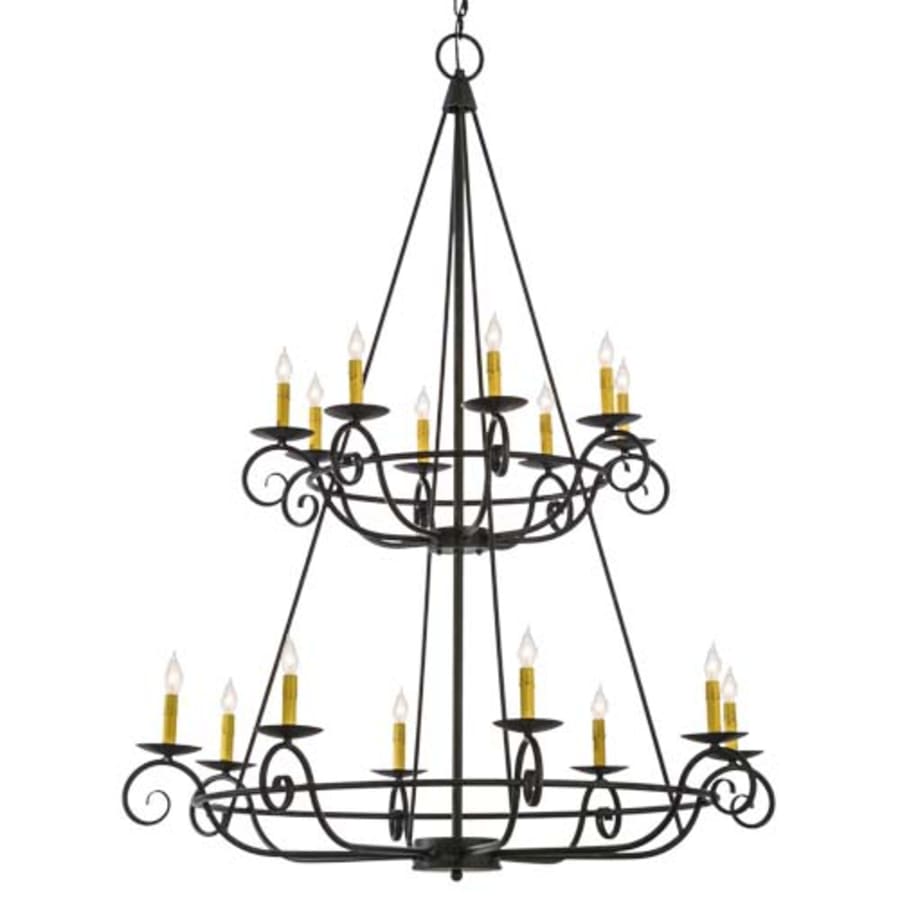 Meyda Tiffany Estrella 16 Light 45" Wide Taper Candle Style Chandelier