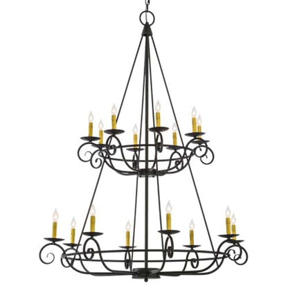 Meyda Tiffany Estrella 16 Light 45" Wide Taper Candle Style Chandelier