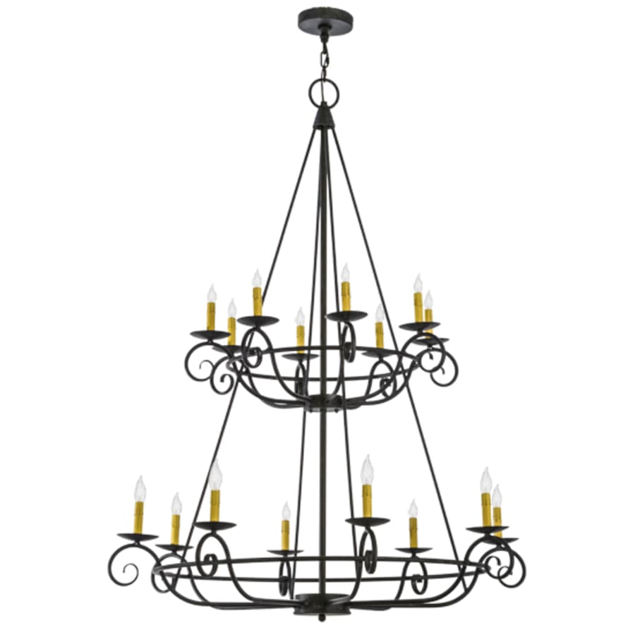 Meyda Tiffany Estrella 16 Light 45" Wide Taper Candle Style Chandelier