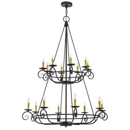 Meyda Tiffany Estrella 16 Light 45" Wide Taper Candle Style Chandelier