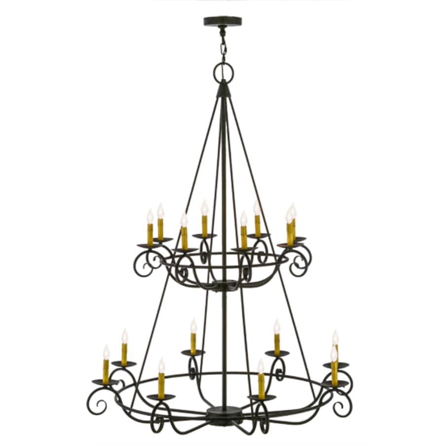 Meyda Tiffany Estrella 16 Light 45" Wide Taper Candle Style Chandelier