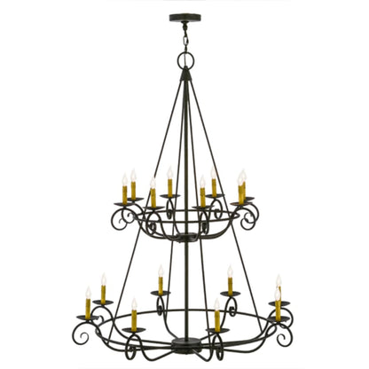 Meyda Tiffany Estrella 16 Light 45" Wide Taper Candle Style Chandelier