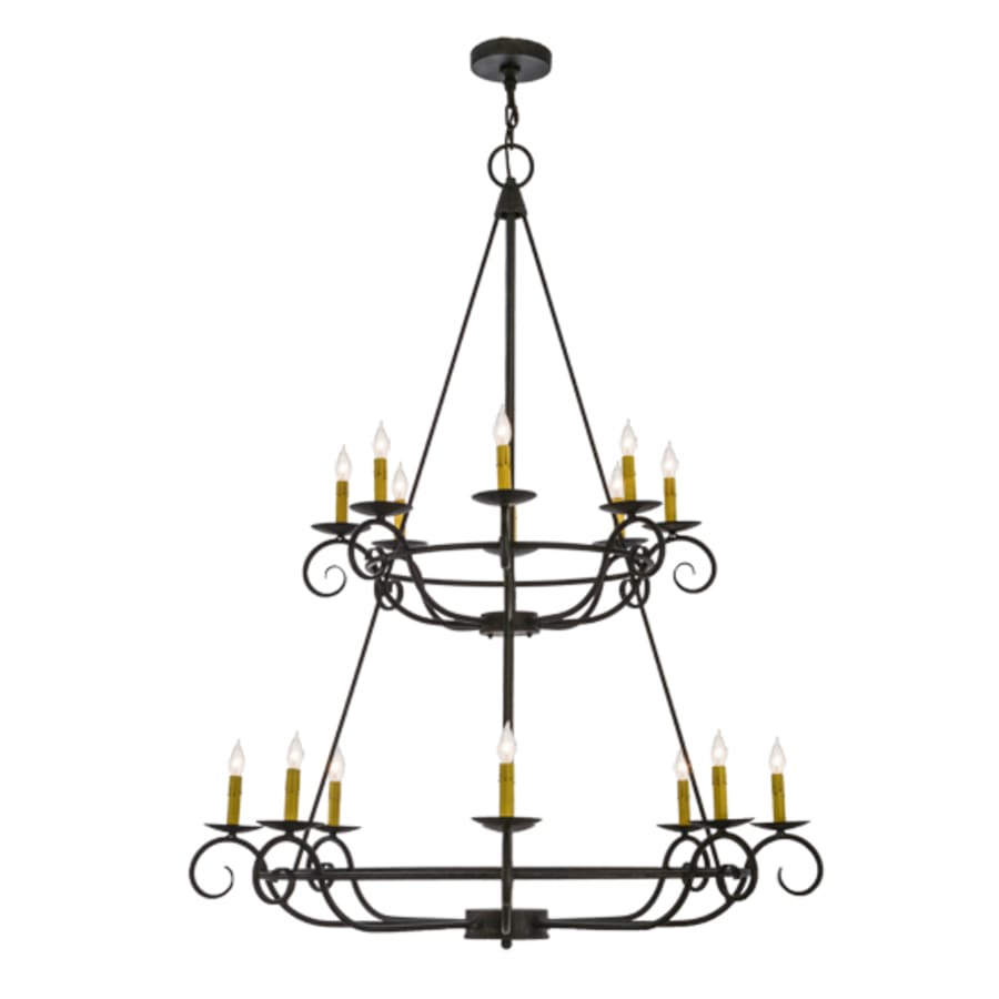 Meyda Tiffany Estrella 16 Light 45" Wide Taper Candle Style Chandelier