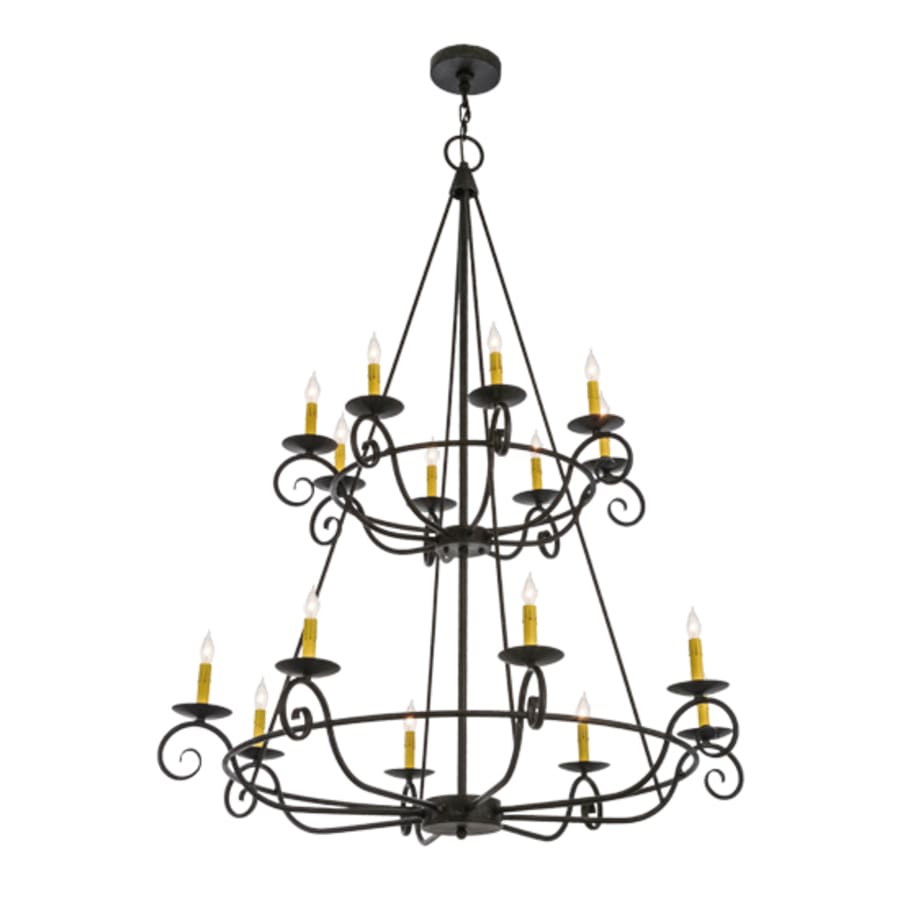 Meyda Tiffany Estrella 16 Light 45" Wide Taper Candle Style Chandelier