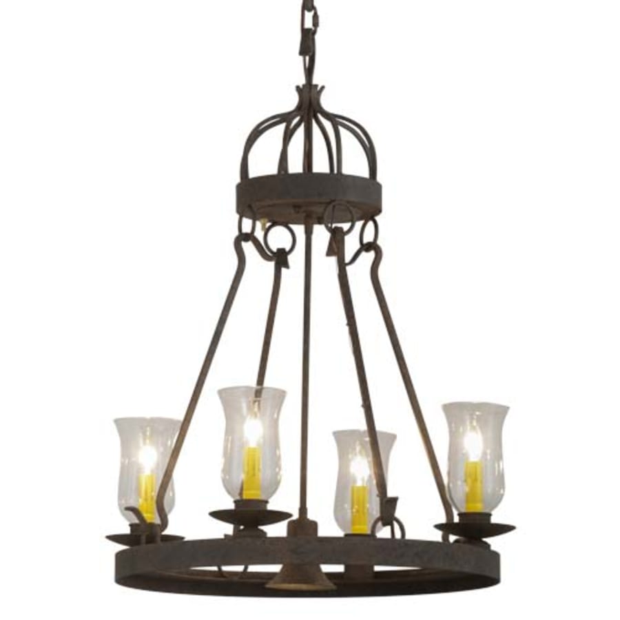Meyda Tiffany Lakeshore 4 Light 24" Wide Ring Chandelier