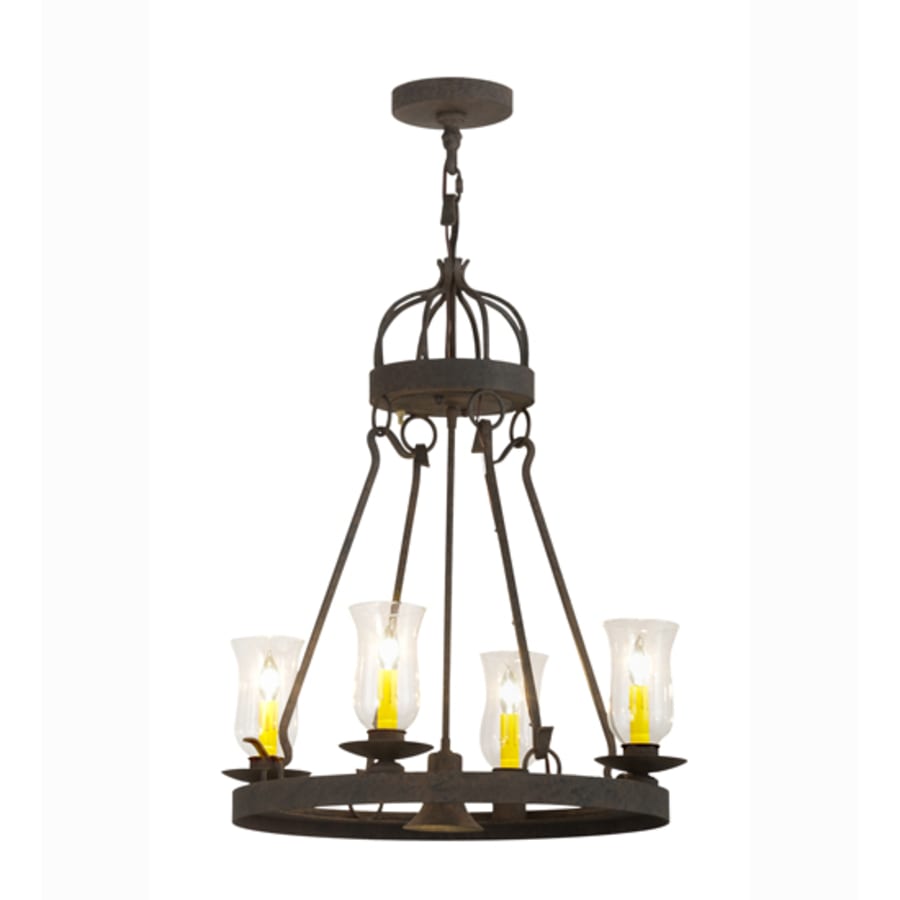 Meyda Tiffany Lakeshore 4 Light 24" Wide Ring Chandelier